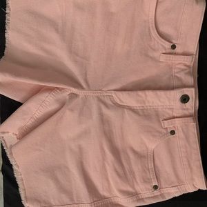 Cute light pink/pale pink shorts!